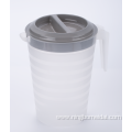 Plastic water jug 4L with 4pcs drinking cup